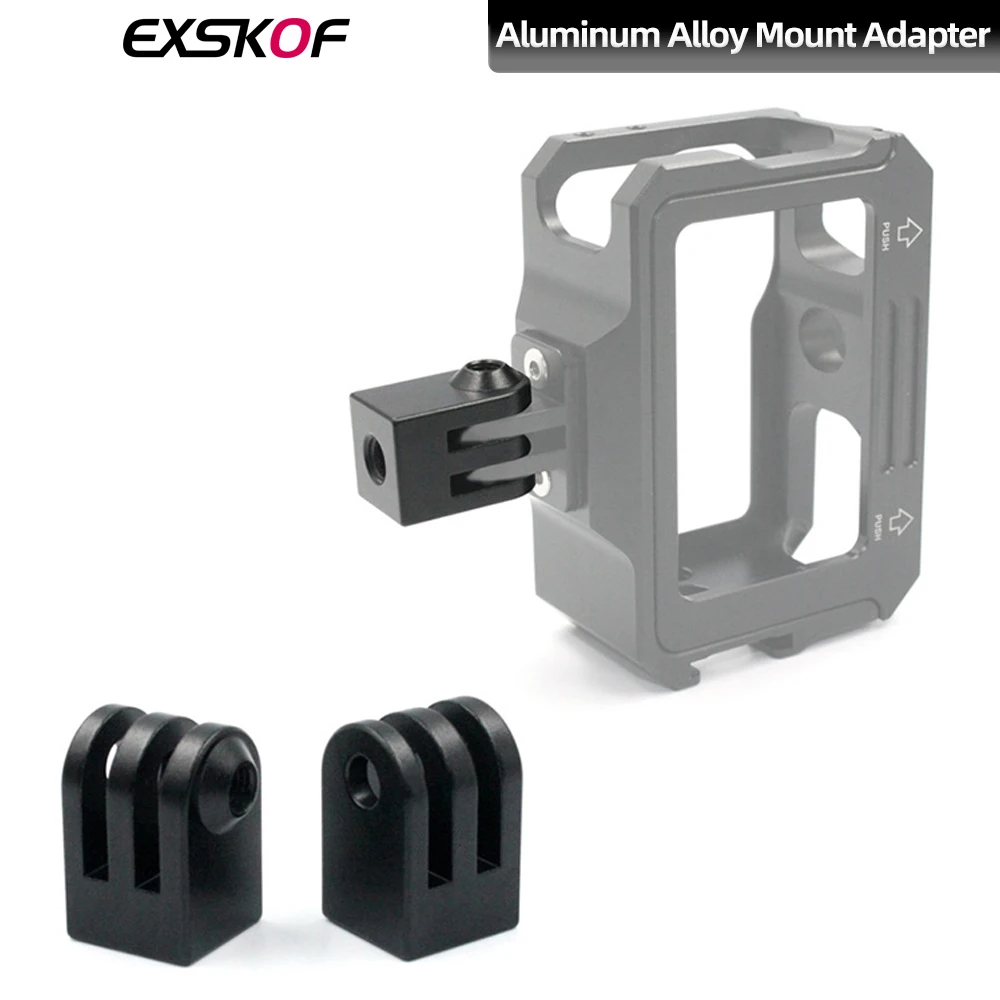For-GoPro-Tripod-Mount-Adapter-1-4-Inch-Aluminum-Alloy-Monopod-Adapter ...