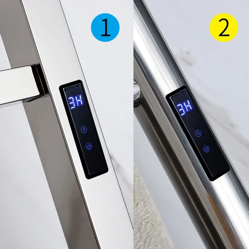 Electric Towel Rack 304 Stainless Steel Temperature&Time Control Smart Heated Towel Rail Warmer 780*500*120mm 110V/220V