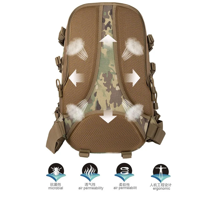 YAKEDA Hunting Backpack Multi-functional MOLLE Second Generation Dragon Egg Bag Waterproof Wear-resistant Shoulder Sports Bag 4