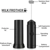 Electric Milk Frother Multifunction Powerful Double Spring Eggbeater Household Milk Coffee Food Mixer Blender Kitchen Whisk Tool 3