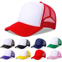 Fashion Unisex Plain Baseball Cap Adjustable Trucker Baseball Cap Snapback Mesh Curved Mens Womens Sun Summer Hat 1