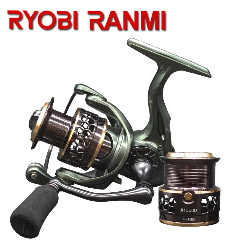 

RYOBI RANMI JH Double Spool Fishing Reel All Metal 5.2:1 8KG Max Drag Power Handle Saltwater Freshwater Reel