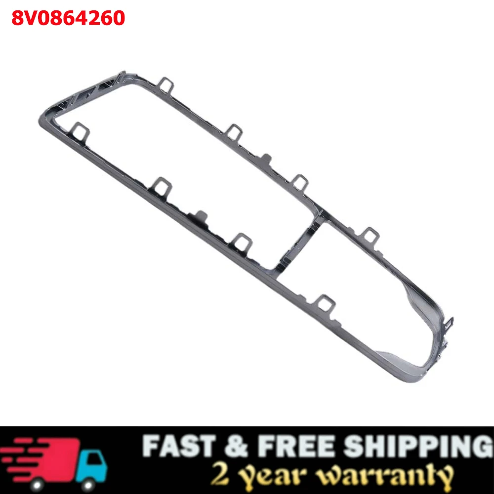 Muslimmuslimah Chrome Front Mmi Center Console Surround Cover Trim Frame Adatto Per Audi A3 8V 2014-2019
