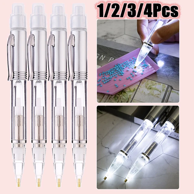 5D DIY Diamond Painting Pen with Lighting Luminous White Diamonds Art  Painting Kit Art Handmade for Drawing Craft for Kids Adult