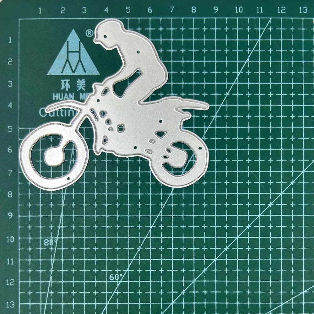 Metal kesme ölür erkekler sürme motosiklet el sanatları Stencil için DIY Scrapbooking kağıt/fotoğraf kartları kabartma Die