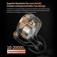 KZ  EDXPRO2 EDX PRO 2 Dynamic in Ear Earphone HIFI Bass Headset 3.5MM Tpre-c Plug Optional 2PIN Detachable Cable - Image 4