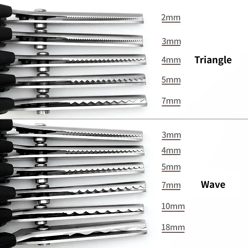 Fabric Cutter Stainless Steel Pinking Shears Grip Handled Professional Crafts Dressmaking Zig Zag Cut Sewing Scissors sewing scissors craft scissors sewing supplies