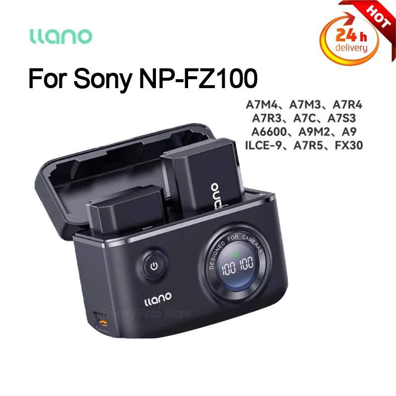 Зарядное устройство LLANO NP-FZ100 для камеры Sony a7m4 для Sony a7m3 A7c A7R3 A7R4 7RM3 A9M2 DSLR Быстрая зарядка Зарядное устройство LLANO NP-FZ100 для камеры Sony a7m4 для Sony a7m3 A7c A7R3 A7R4 7RM3 A9M2 DSLR Быстрая зарядка