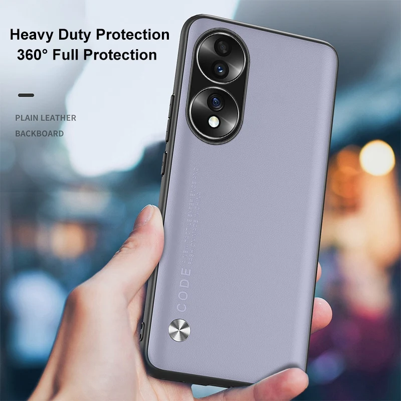 Luxury PU Leather Shockproof Phone Case - Business Silicone Protection Cover