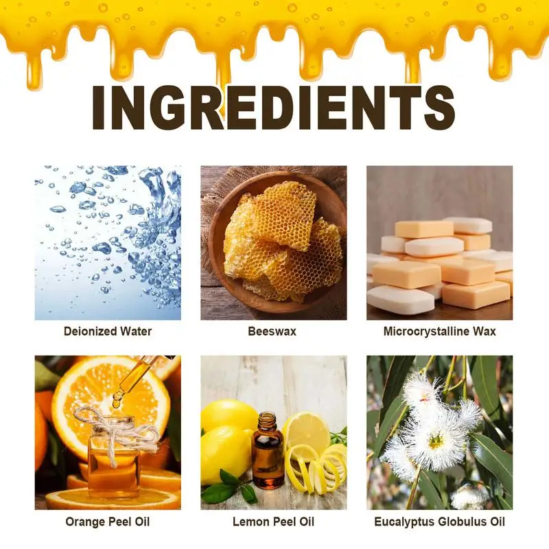 120ml Beeswax Furniture Polish Cleaner Spray for Household Furniture Protection Polishing Cabinets