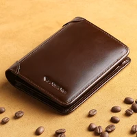 ManBang Classic Style Wallet Genuine Leather Men Wallets Short Male Purse Card Holder Wallet Men Fashion High Quality 5