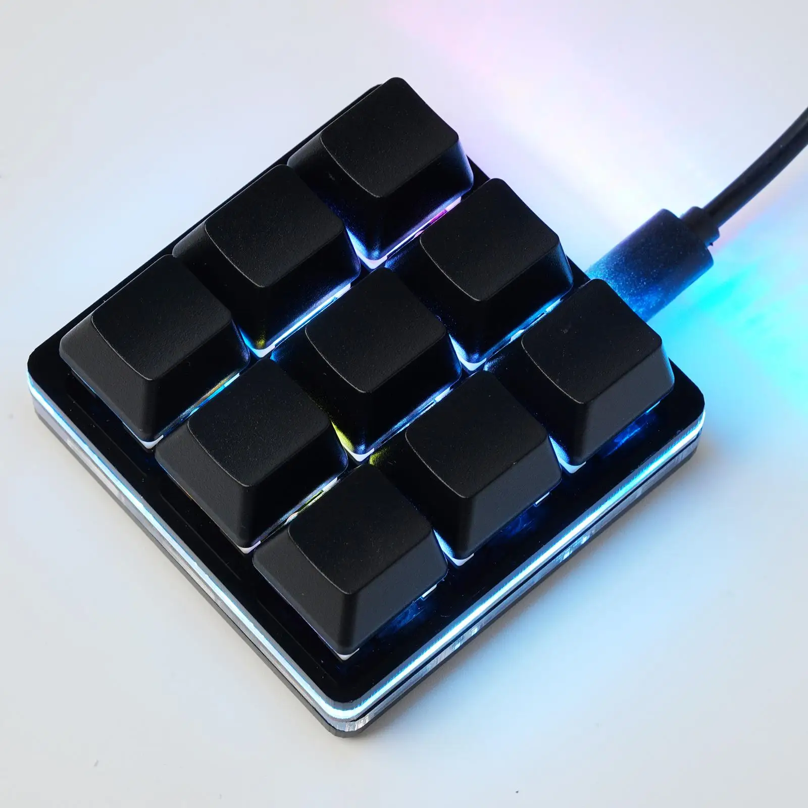 Mini Teclado Macro Programável, Jogos Mecânicos RGB,