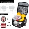 Kaisen Gojo Satoru Insulated Lunch Bags Thermal Lunch Container Anime Portable Lunch Box Tote Food Handbags School 5