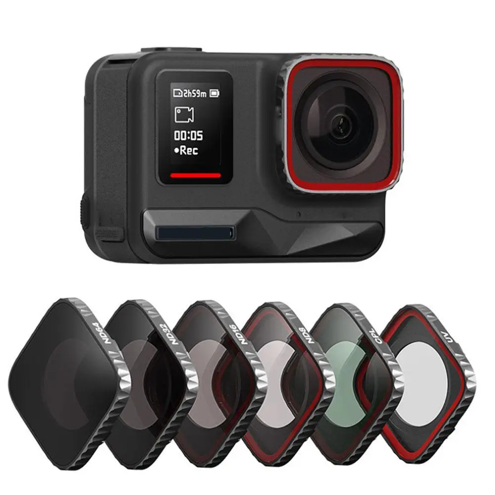 

Водонепроницаемый фильтр Встроенный резиновый для Insta360 Ace Pro / Ace анти-запотевание макро ночной поляризатор Объективы для камеры Insta360 Ace