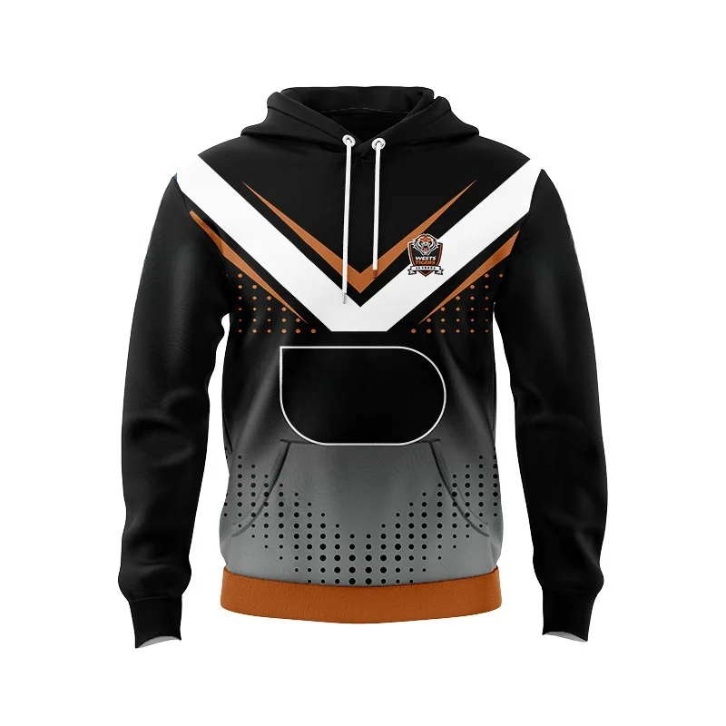 West Tigers/Splicing/Legion/Rugby jerseys, home and away high-quality hoodies; Customizable