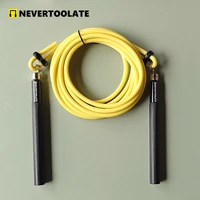 NEVERTOOLATE 360 free rotate ball bearing metal handle EASY CHANGE ROPE skip skipping jump rope no tangle fitness 1