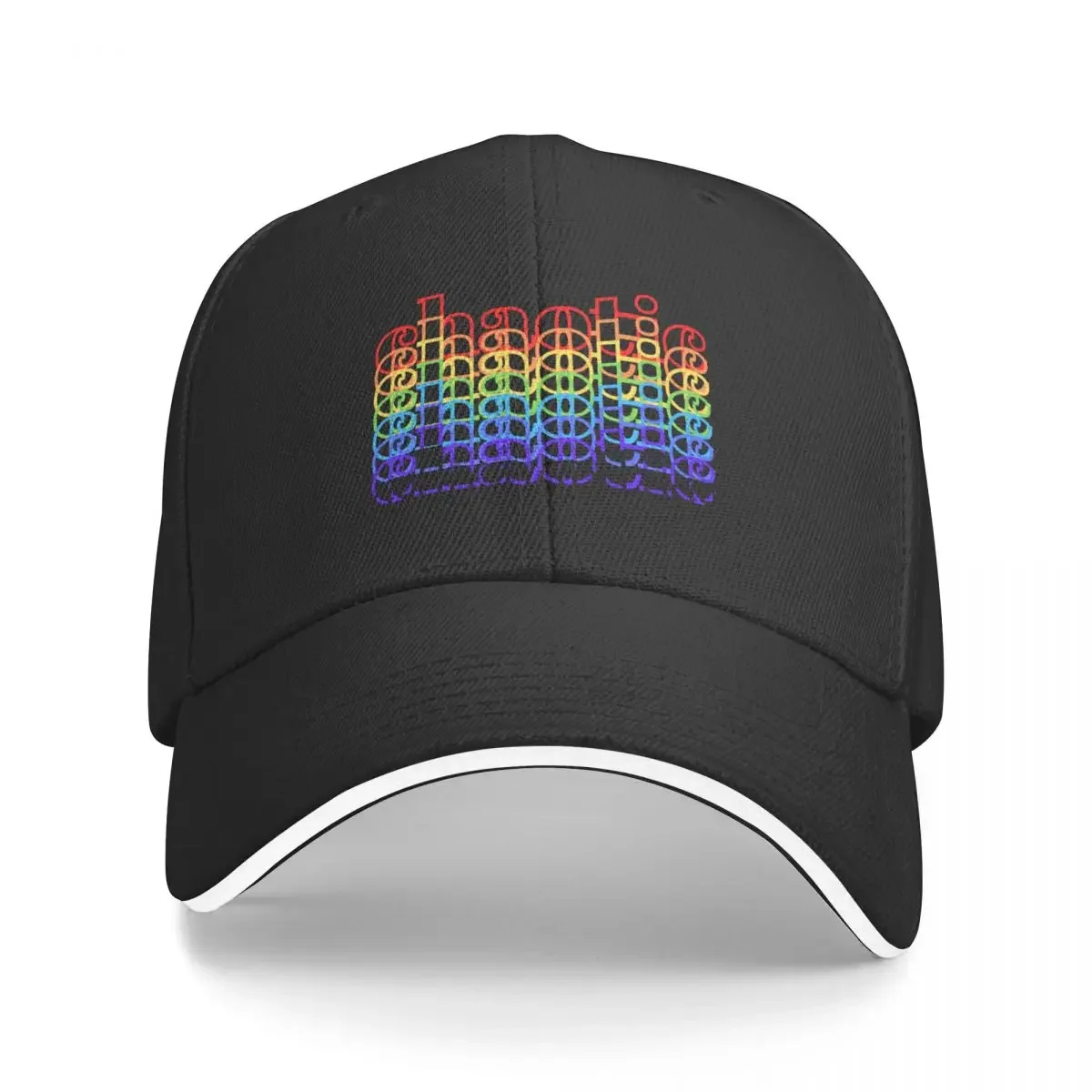 

Chaotic Colours Baseball Cap Rave fishing hat Hood Caps Women Men's