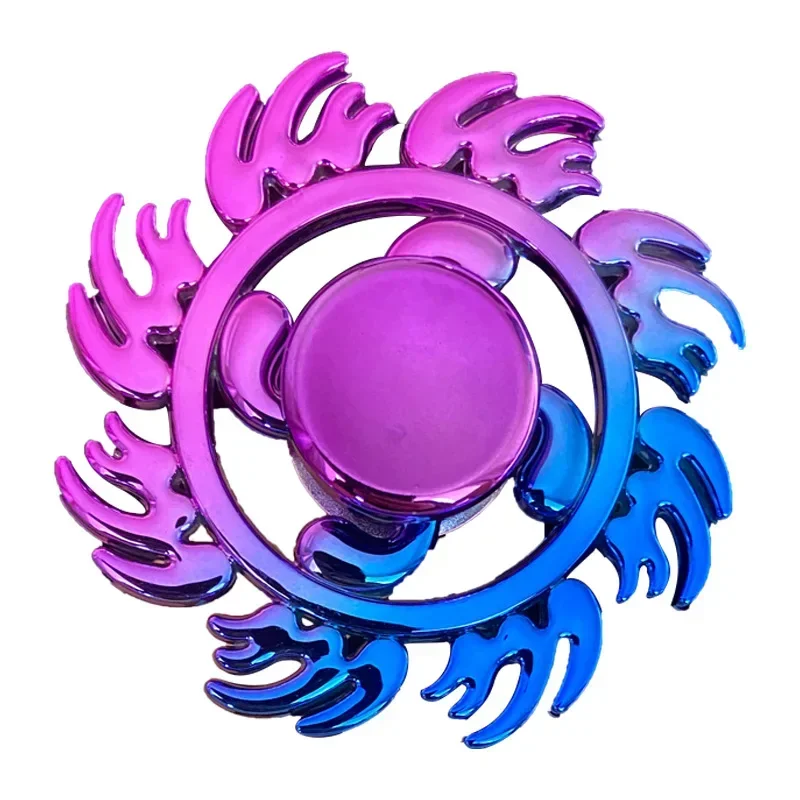 ABS Colorful Fidget Spinner Anti-Anxiety Toys Spinners Relieves Stress Fingertip Gyroscope for Reducing Adult Kids Decompression 5
