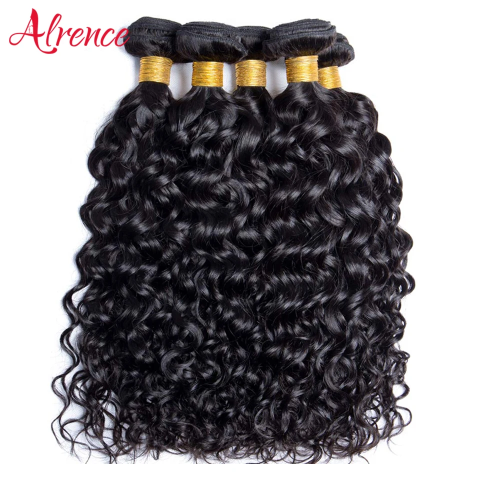 Fasci d'acqua fasci di capelli umani al 100% 28 capelli vergini da 30 pollici 3 4 fasci estensioni dei capelli umani del tessuto brasiliano capelli del tessuto dell'acqua - immagine 2