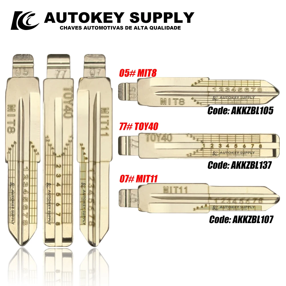 

Key Blade With Scale 05# MIT8 07# MIT11 77# TOY40 AKKZBL105 AKKZBL107 AKKZBL137 AutokeySupply