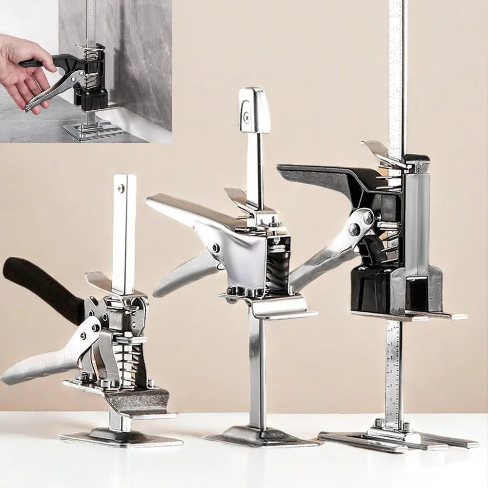 Labor Saving Arm Board Jack Elevator Cabinet Lifter Height Locator Adjusting Lifter Multifunctional Anti-Slip Hand Lifting Tool
