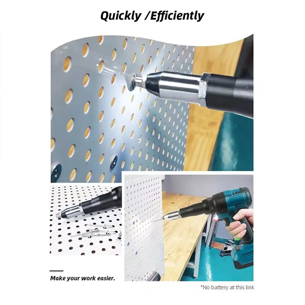 Lithium Automatic Rivet Gun Chargeable Industrial Grade Electric Nail Pulling Gun Tools Pull Core Pressure Rivet Heads