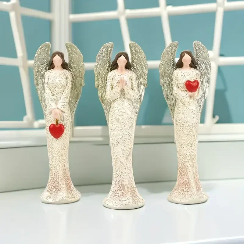 Original Angels Home Furnishings Resin Sculpture Living Room Dining Table Decoration Collection Crafts Christmas Gift Decoration