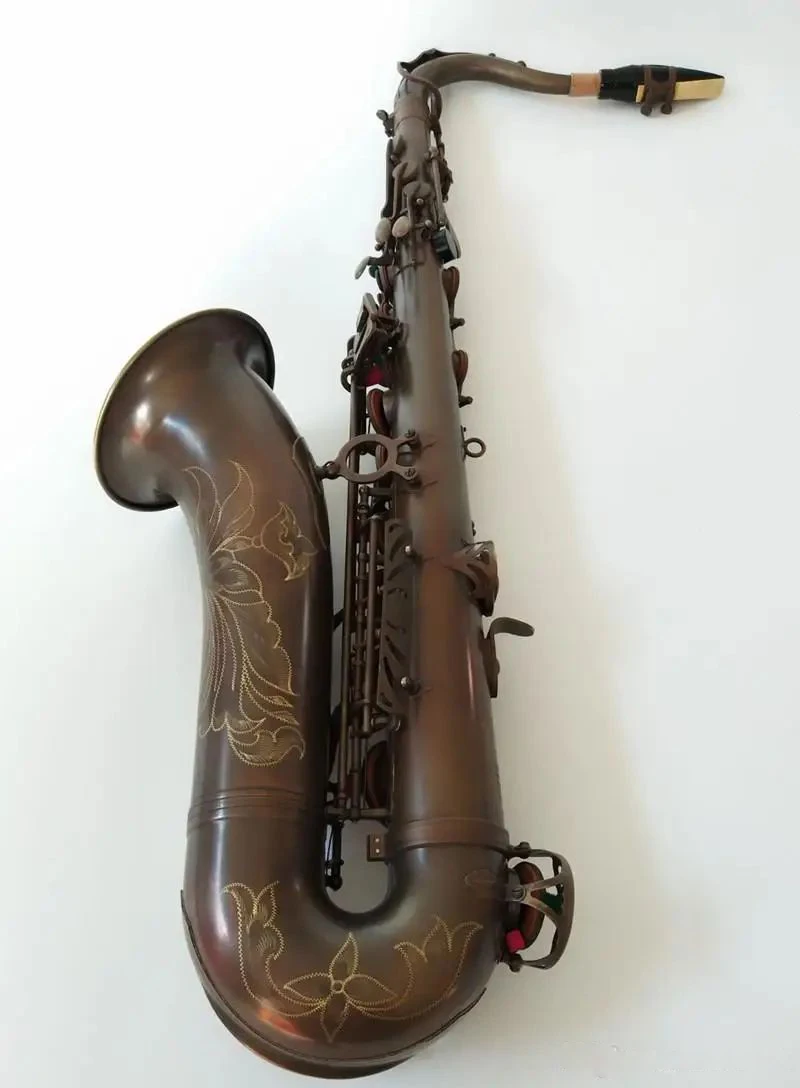 NEW Mark VI Saxophone High Quality Tenor Saxophone 95% Copy Instruments Antique copper simulation Brass With Case