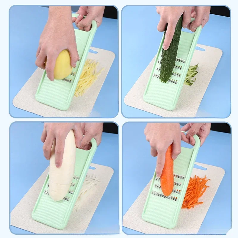 Description Picture 6 of itemGrater Vegetables Slicer Carrot Korean Cabbage Food Processors Manual Cutter Kitchen Accessories Supplies Useful Things for Home