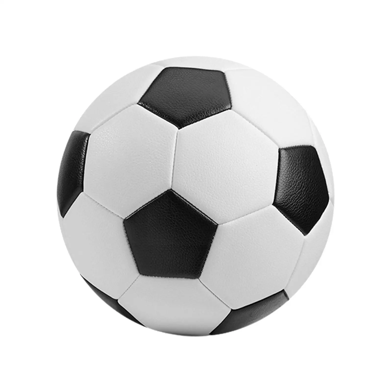 클래식 축구공 부드러운 합성 가죽 Pvc 블랙 화이트 축구공, 축구 크기 훈련 표준 엔터테인먼트