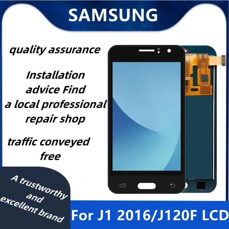 

ЖК-дисплей 4,5 ''J120 для Samsung Galaxy J1 2016, ЖК-дисплей с сенсорным экраном и дигитайзером в сборе для Samsung J120, J120F, J120H, J120M