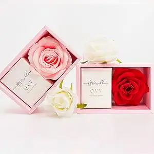 Jewelry with Rose Gift Box Package Pink Rose Red Rose Gift Ideal for Mom Women Her Bridesmaid