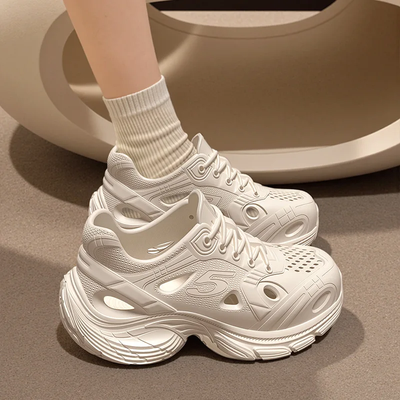 Thick-soled Hole Shoes 2026 New Summer Super Thick Outer Wear Non-slip And Deodorant Beach Bag Head Cool_vogvips.com