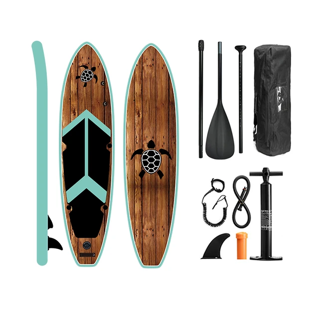 Best sell wooden inflatable sub paddle board wood isup paddle sup