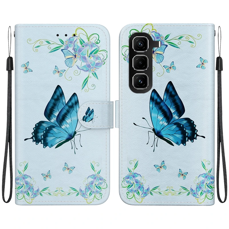Premium Solid Color Leather Flip Wallet Case - Universal 4G Smartphone Cover