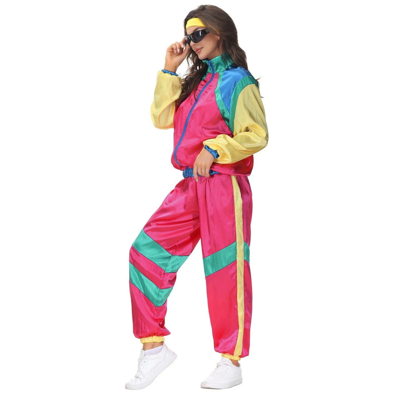 80s Retro Tracksuit Hip Hop Kid's Costume, Sportswear