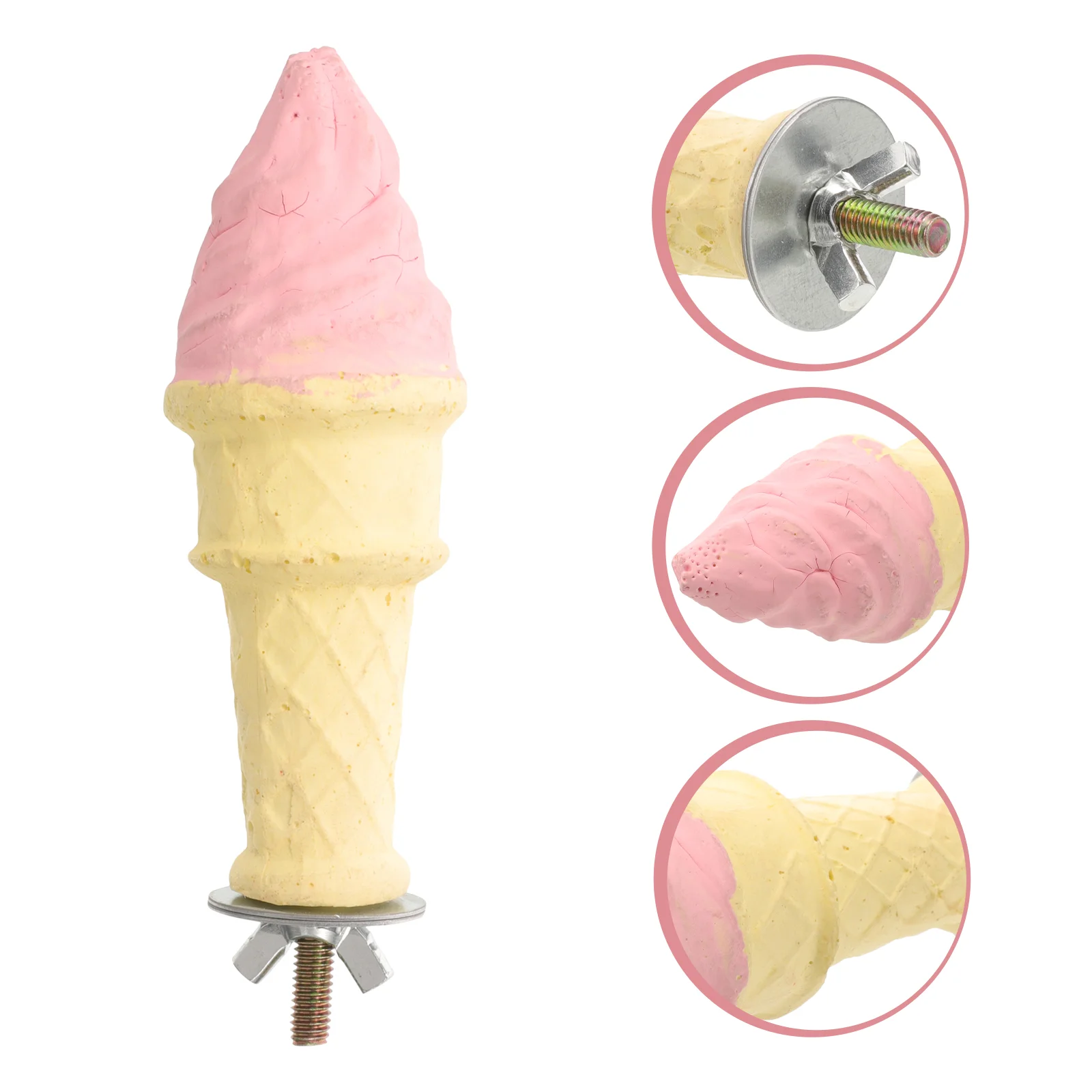 

Pet Toy Accessories for Bird Cages Perch Stand up Dog Toys Parakeet Resin