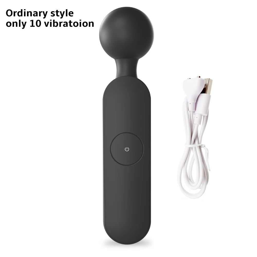 AV Vibrator Smart Heating Magic Wand Digital Display G-Spot Clitoris Stimulator Sex Toys for Women Female Masturbator