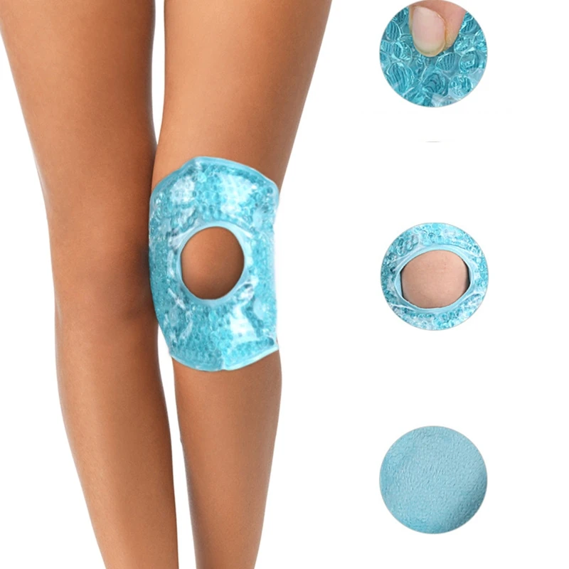 Knee Cold Pack,Knee Ice Pack for Injuries,Reusable Gel Cold Pack Adjustable for Knee Replacement ,Pain