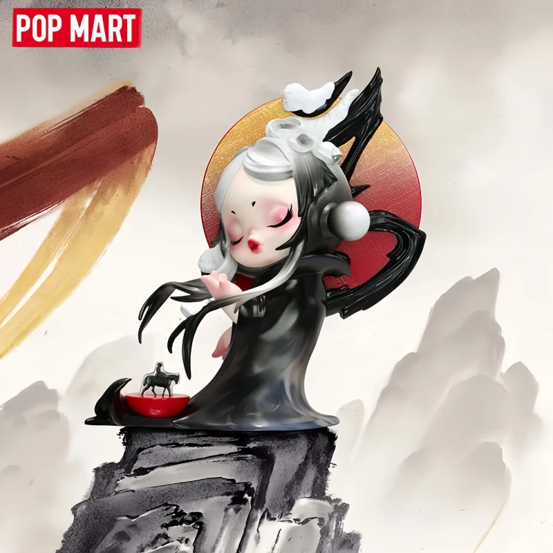 새로운 POP MART 오리지널 춘절 황금 달리기 시리즈 트렌디 블라인드 박스 장난감 인형 미스터리 박스 귀여운 애니메이션 피규어 선물