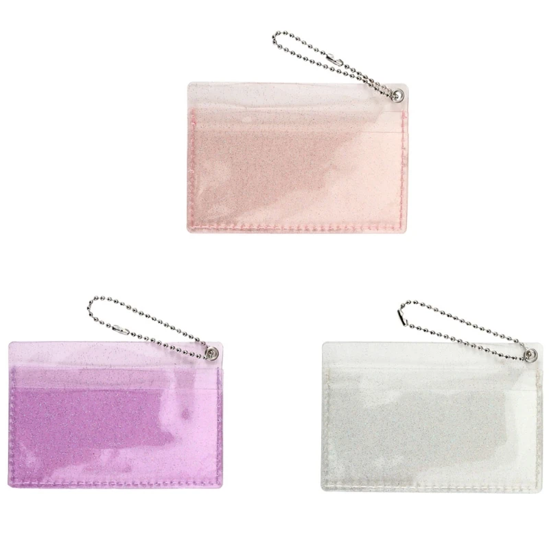 

Transparent Women PVC Jelly Bag Mini Money Wallet Card Holder
