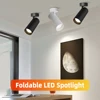 Led SpotLight 220V Spot light COB Ceiling Spots Lamp Led Downlight Foldable Fixture Track Light Indoor Lighting For Kitchen Home 1