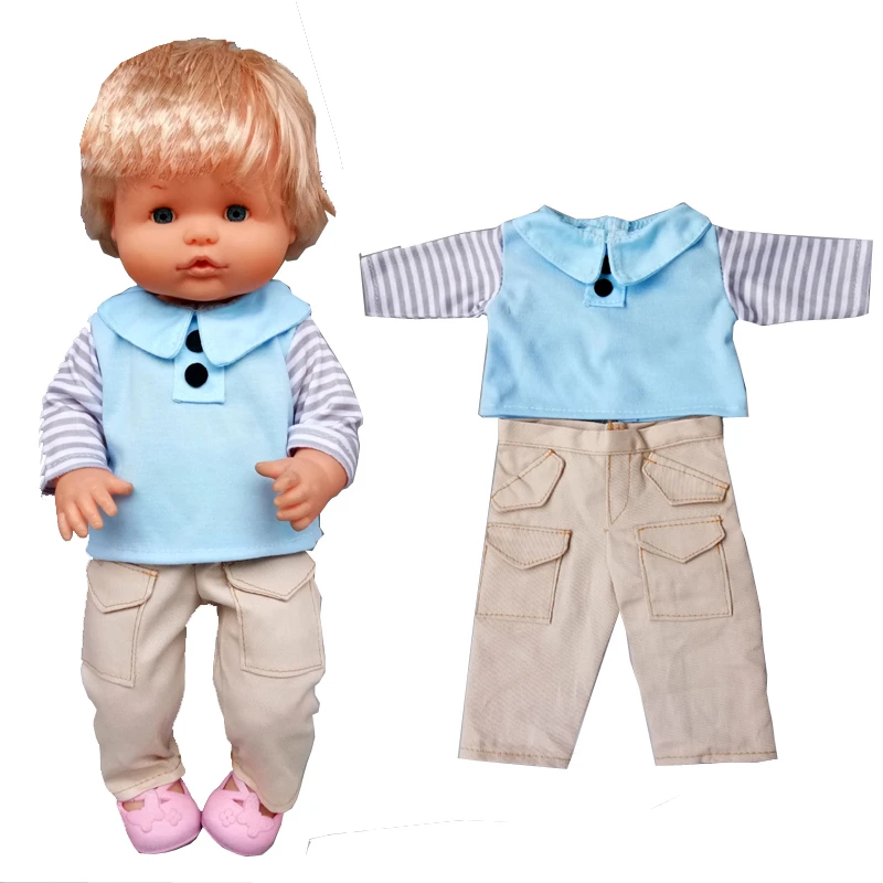 Ropa muñeca Nenuco de 38cm, Ropa para niño, se ajusta a 40cm, Ropa Y pantalones de camisa para muñeca Su hermana|Muñecas| - AliExpress