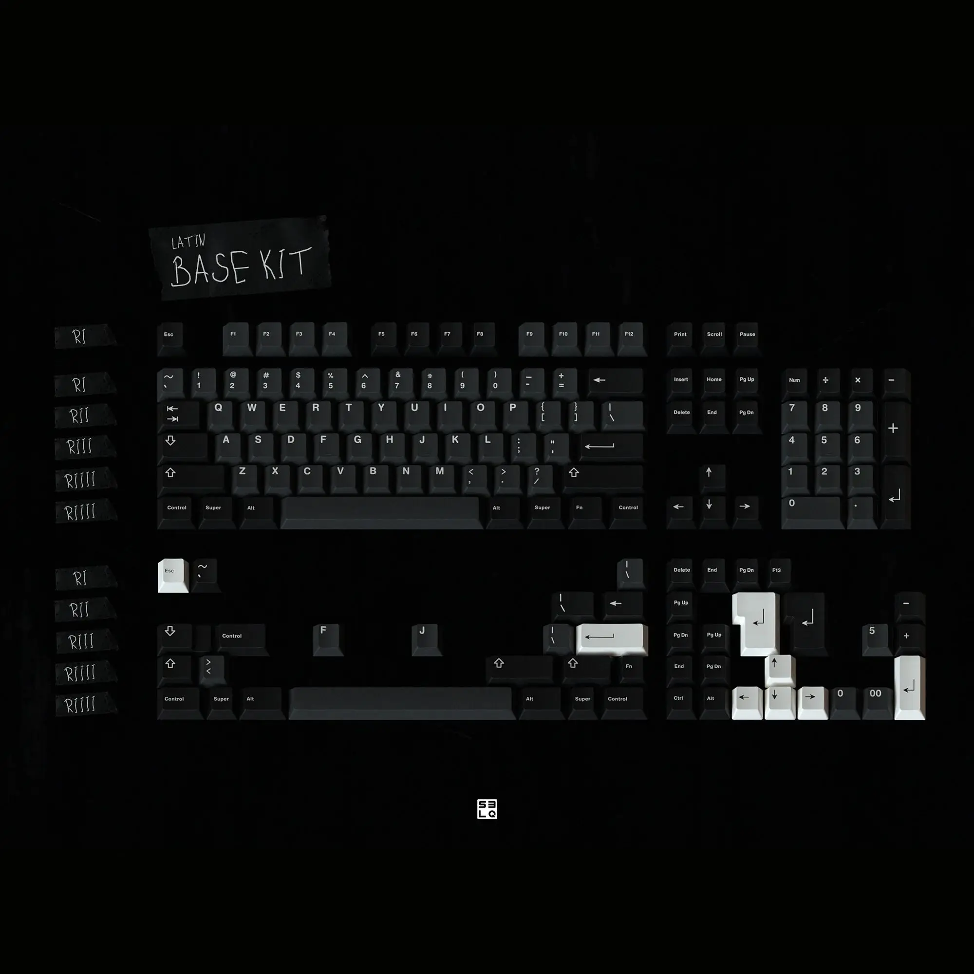 GMK 샤신 체리 프로필, ABS 소재 더블 샷 생산 방법
