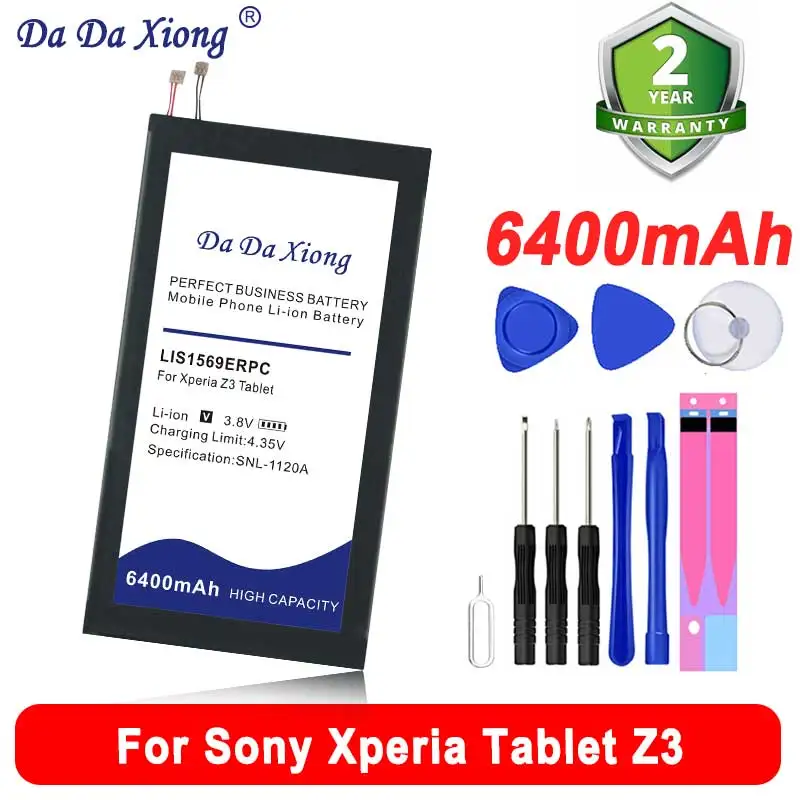 6400Mah Lis1569Erpc Bateria Per Sony Xperia Tablet Z3 Compact Sgp611 Sgp612 Sgp621 Batteria In Magazzino