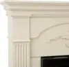 SEI Furniture Sicilian Harvest Traditional Style Electric Fireplace, 44.75" W x 14" D x 40.25" H, Ivory 6