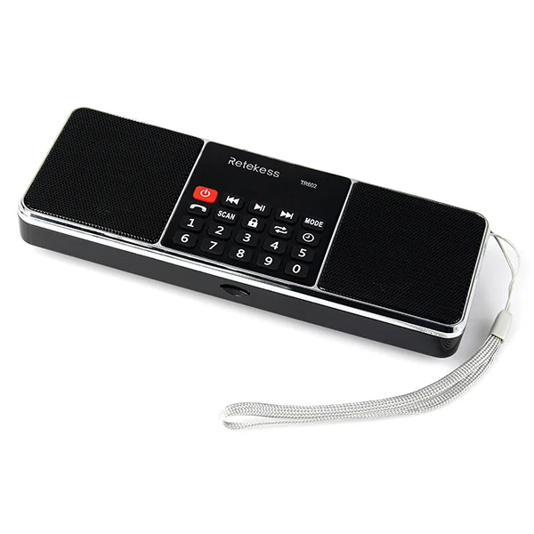 Digitale tragbare radio am fm bluetooth lautsprecher stereo mp3 player tf sd karte usb laufwerk hands free anruf led – Detail 29