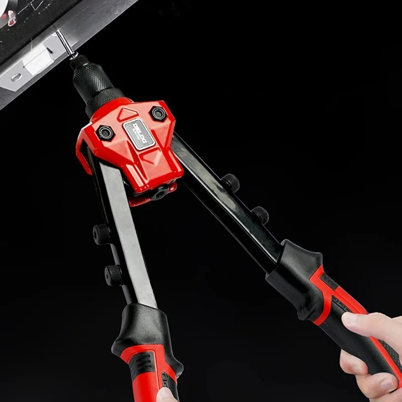 Rivet Gun Manual Professional Pull Gun High Lever Labor-saving Tightening and Riveting of Metal Sheet and Pipe