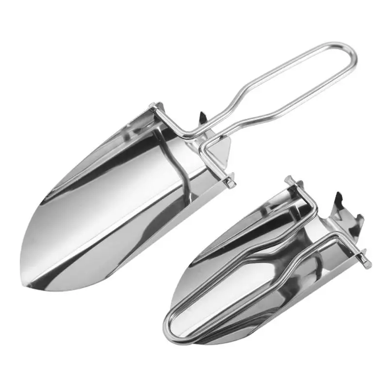 

Gardening Shovel Hand Outdoor Portable Camping Shovel Multifunctional Mini Folding Shovel Garden Rake Trowel Garden Tools