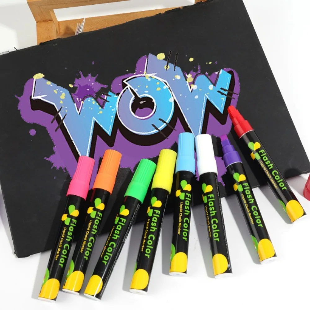 Highlighter Marker Macaron Color Fluorescent Marker Pen Pastel Highlighters Painting Stationery Highlighters Pens Blackboard Graffiti School Office Highlighter Pen Marker Pen Art Marker